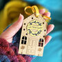 Personalised House Christmas Tree Bauble, thumbnail 2 of 5