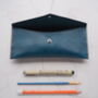 Dyed Leather Pencil Case, thumbnail 2 of 6