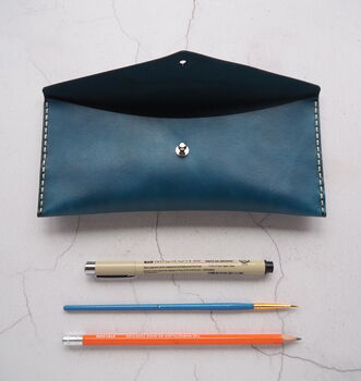 Dyed Leather Pencil Case, 2 of 6