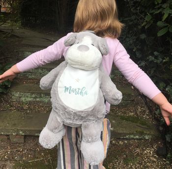 Personalised Soft Toy Backpack, 4 of 6