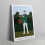 Rory Mc Ilroy Green Jacket Commentary Canvas, thumbnail 1 of 2