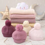 Unisex Big Bobble Knitted Baby Hat, thumbnail 11 of 12