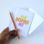 You Inspire Me Greeting Card, thumbnail 3 of 3