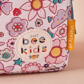 Just Bee Kids Retro Floral Lunch Bag And Water Bottle Set, 2 of 4