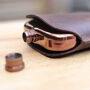 Personalised Copper Hip Flask And Cufflink Set, thumbnail 3 of 10