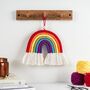 Make Your Own Classic Macrame Rainbow Craft Kit, thumbnail 1 of 6