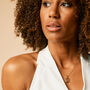 Root Chakra Ruby Gold Vermeil Necklace, thumbnail 3 of 10