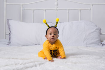 New Baby Sleepsuit, I'm The Bees Knees, Cotton Babygrow, 5 of 5