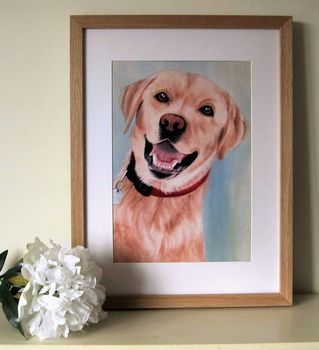 Hand Painted Personalised Pet Portrait, 5 of 12