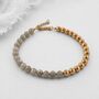 Waterproof Labradorite Gemstone Bracelet, thumbnail 1 of 5