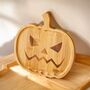 Wooden Pumpkin Shaped Halloween And Autumn Charcuterie Board, thumbnail 4 of 6