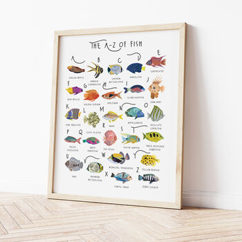 The A To Z Of Fish Print, 3 of 6