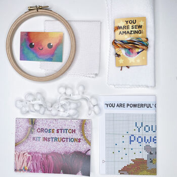 You Are Powerful Cross Stitch Kit, 11 of 12