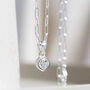 Sterling Silver Birthstone Fine Paperclip Necklace, thumbnail 9 of 12