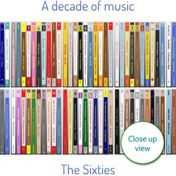 Personalised Decade Of Music Print Gift For Him Or Her, 3 of 12