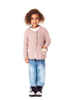 Cashmere Girls Cardigan, 2 of 5