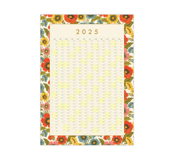 2025 Garden Bloom Wall Planner, Calendar, 5 of 6