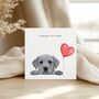 I Labradore You So Much Greeting Card Valentines Card, thumbnail 1 of 6