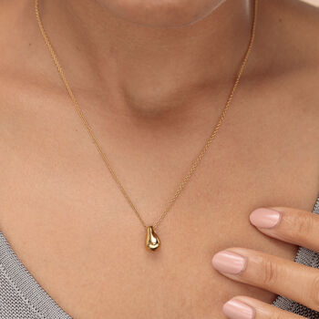 Teardrop Necklace With Slider Clasp, 3 of 7