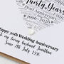 Personalised 30th Wedding Anniversary Card, thumbnail 3 of 5