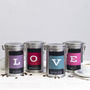 Personalised Initial Tea Gift In Tin, thumbnail 1 of 4