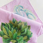 'Succulent Obsession' Cotton Tea Towel, thumbnail 2 of 8