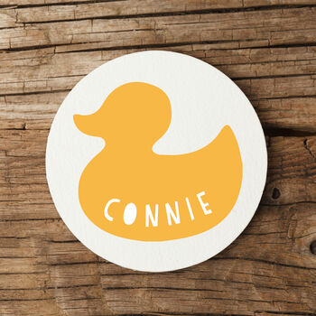 Personalised Duck Coaster, 2 of 2