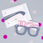 70th Birthday Card Glasses For Her, thumbnail 2 of 3