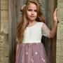 Enchanted Flower Girl Occasion Dress Heather Mauve, thumbnail 2 of 11