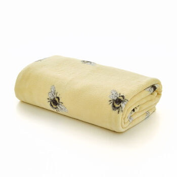 Cozy Honey Bee Supersoft Comfort Throw, 4 of 4