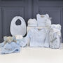 Personalised Blanket And Comforter Blue Baby Gift Set, thumbnail 1 of 12