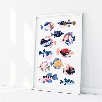 Tropical Fish Art Print, 4 of 6
