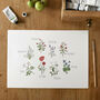 ‘British Wildflower Chart’ A4 Giclée Print, thumbnail 1 of 2