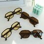 Haye Retro Square 70s Style Tinted Lens Sunglasses, thumbnail 3 of 3