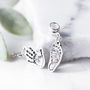 Personalised Sculpted Silver Hand Or Foot Print Charm, thumbnail 3 of 7