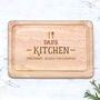 Personalised Chopping Board – Kitchen Gift For Dad, thumbnail 1 of 3