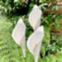 White Cala Lily Sculpture Art049, thumbnail 4 of 6