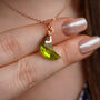 Peridot August Birthstone Necklace, thumbnail 4 of 10