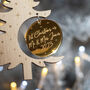 1st Christmas Married Tree With Bauble Decoration, thumbnail 2 of 5