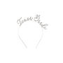 Silver Glitter 'Team Bride' Headband, thumbnail 2 of 2