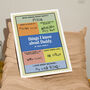 Personalised Things I Know About Daddy Print, thumbnail 1 of 9