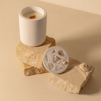 Coco Sol, White Stone Jar Candle, Coconut And Lime, 3 of 7