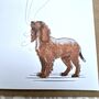 Working Cocker Spaniel Father's Day Card, thumbnail 4 of 7