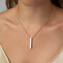 Simple Curb Chain Bar Necklace, thumbnail 5 of 9