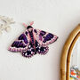 Colourful Wooden Moth Decorations, thumbnail 6 of 9