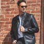 Mens' Sheepskin Luxury Leather Jacket, thumbnail 1 of 10