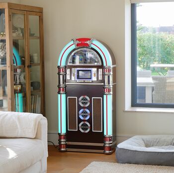 Retro Jukebox With Touch Screen Tablet, 7 of 11