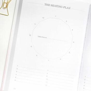 Marble And Gold Foil Wedding Planner, 12 of 12