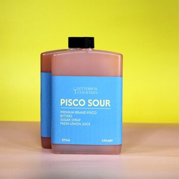 Six Pisco Sours Cocktails And Garnishes Gift Box, 2 of 2