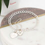 Personalised Girls Sterling Silver Charm Bracelet, thumbnail 1 of 4